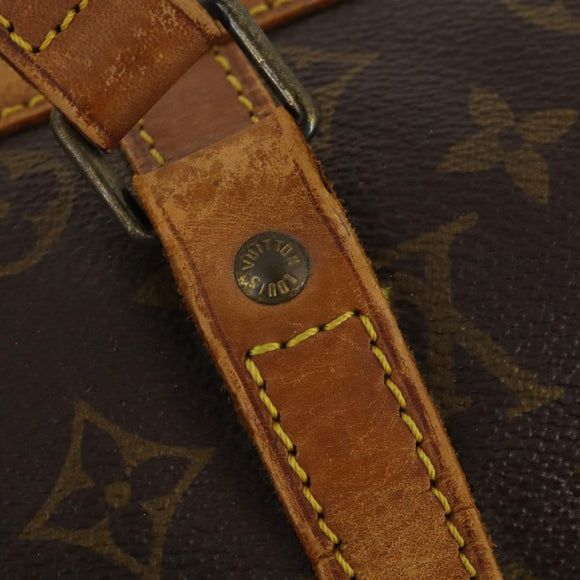 LOUIS VUITTON Monogram Sac Souple 35 Boston Bag M41626 LV Auth AMZ042