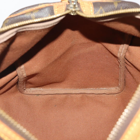 LOUIS VUITTON Monogram Sac Souple 35 Boston Bag M41626 LV Auth AMZ042