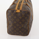 LOUIS VUITTON Monogram Sac Souple 35 Boston Bag M41626 LV Auth AMZ042-4