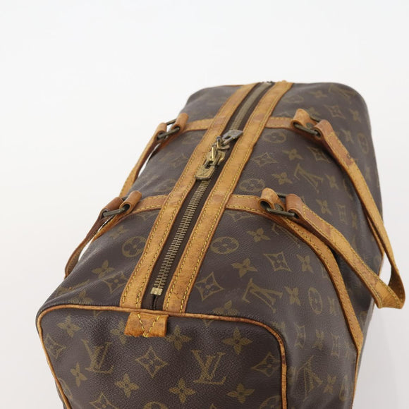 LOUIS VUITTON Monogram Sac Souple 35 Boston Bag M41626 LV Auth AMZ042
