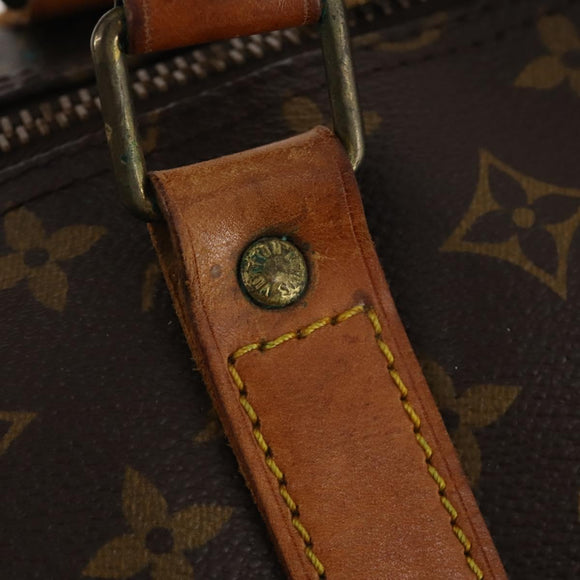 LOUIS VUITTON Monogram Keepall Bandouliere 60 Boston Bag M41412 LV Auth AMZ045