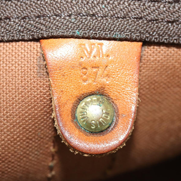 LOUIS VUITTON Monogram Keepall Bandouliere 60 Boston Bag M41412 LV Auth AMZ045