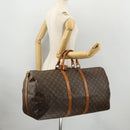 LOUIS VUITTON Monogram Keepall Bandouliere 60 Boston Bag M41412 LV Auth AMZ045-22