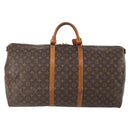LOUIS VUITTON Monogram Keepall Bandouliere 60 Boston Bag M41412 LV Auth AMZ045-2