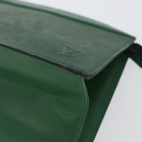 LOUIS VUITTON Epi Trousse Crete Pouch Green M48404 LV Auth AMZ046