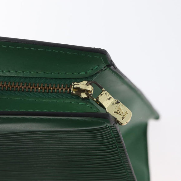 LOUIS VUITTON Epi Trousse Crete Pouch Green M48404 LV Auth AMZ046