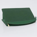 LOUIS VUITTON Epi Trousse Crete Pouch Green M48404 LV Auth AMZ046-5