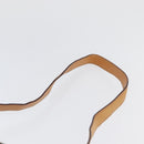 CELINE Macadam Canvas Shoulder Bag PVC Leather Brown Gold Auth AMZ048A-8