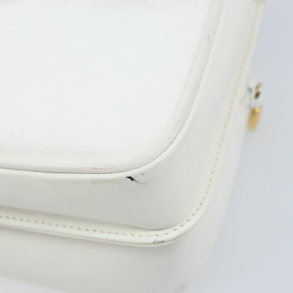 GUCCI Micro GG Supreme Shoulder Bag PVC White Gold 007 115 0114 Auth AMZ052