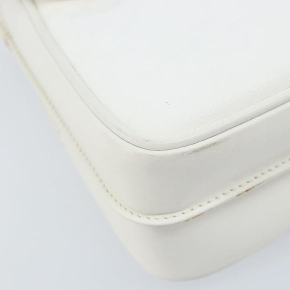 GUCCI Micro GG Supreme Shoulder Bag PVC White Gold 007 115 0114 Auth AMZ052