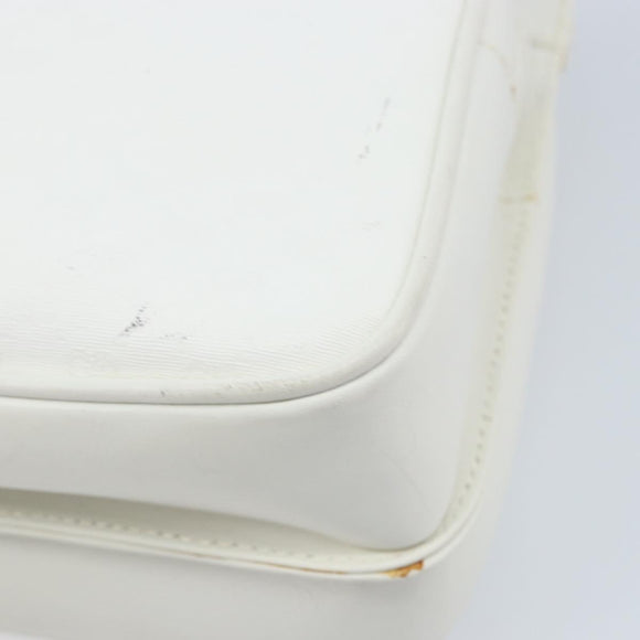 GUCCI Micro GG Supreme Shoulder Bag PVC White Gold 007 115 0114 Auth AMZ052