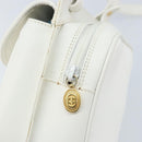 GUCCI Micro GG Supreme Shoulder Bag PVC White Gold 007 115 0114 Auth AMZ052-17