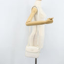 GUCCI Micro GG Supreme Shoulder Bag PVC White Gold 007 115 0114 Auth AMZ052-25
