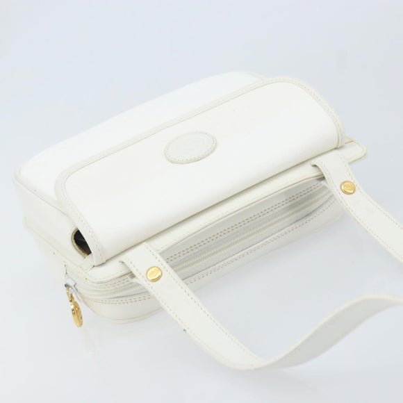 GUCCI Micro GG Supreme Shoulder Bag PVC White Gold 007 115 0114 Auth AMZ052