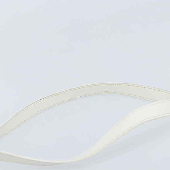 GUCCI Micro GG Supreme Shoulder Bag PVC White Gold 007 115 0114 Auth AMZ052
