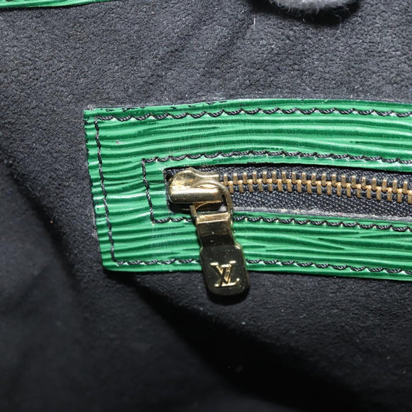 LOUIS VUITTON Epi Petit Noe Shoulder Bag Green M44104 LV Auth AMZ056