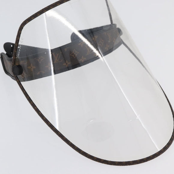 LOUIS VUITTON Monogram Viger LV Shield Sun Visor M76727 LV Auth AMZ063A