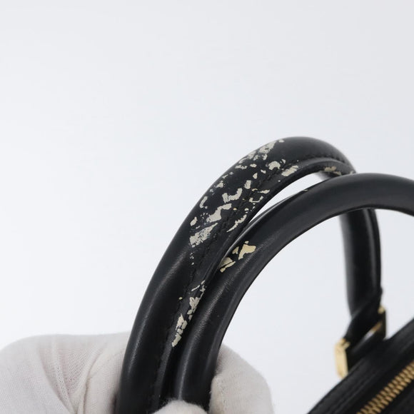LOUIS VUITTON Epi jasmine Hand Bag Black M52852 LV Auth AMZ065