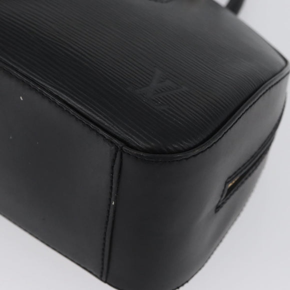 LOUIS VUITTON Epi jasmine Hand Bag Black M52852 LV Auth AMZ065