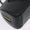 LOUIS VUITTON Epi jasmine Hand Bag Black M52852 LV Auth AMZ065-17