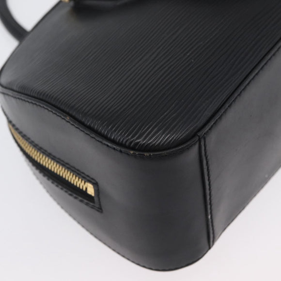 LOUIS VUITTON Epi jasmine Hand Bag Black M52852 LV Auth AMZ065