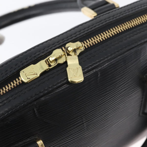 LOUIS VUITTON Epi jasmine Hand Bag Black M52852 LV Auth AMZ065