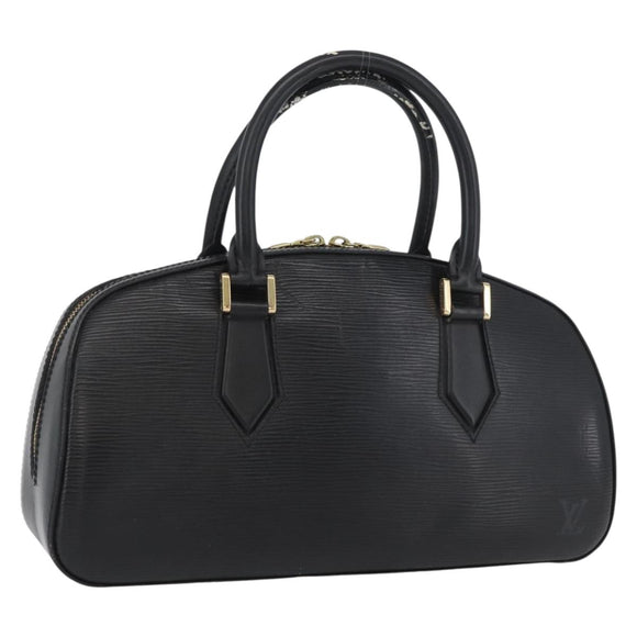 LOUIS VUITTON Epi jasmine Hand Bag Black M52852 LV Auth AMZ065