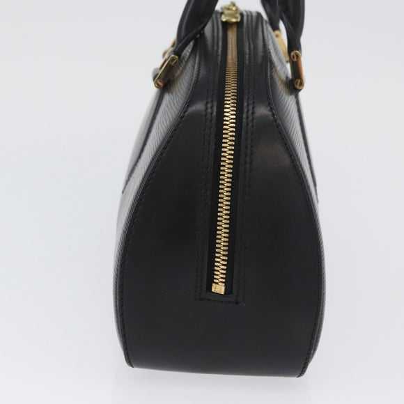 LOUIS VUITTON Epi jasmine Hand Bag Black M52852 LV Auth AMZ065