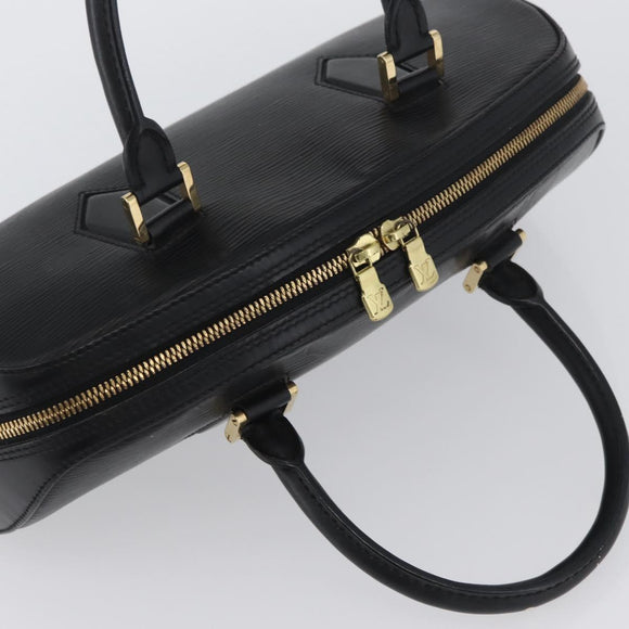 LOUIS VUITTON Epi jasmine Hand Bag Black M52852 LV Auth AMZ065