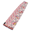 LOUIS VUITTON Bandeau Damier Pop Up Scarf Silk White M77697 LV Auth AMZ072M-1