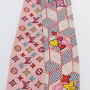 LOUIS VUITTON Bandeau Damier Pop Up Scarf Silk White M77697 LV Auth AMZ072M-11