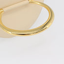 CELINE Vanity Hand Bag Leather Ivory Gold Auth AMZ074A-8