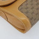 GUCCI Micro GG Supreme Shoulder Bag PVC Beige Gold Auth AMZ079-14
