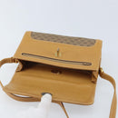GUCCI Micro GG Supreme Shoulder Bag PVC Beige Gold Auth AMZ079-10