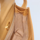 GUCCI Micro GG Supreme Shoulder Bag PVC Beige Gold Auth AMZ079-19