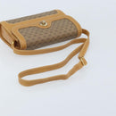 GUCCI Micro GG Supreme Shoulder Bag PVC Beige Gold Auth AMZ079-7