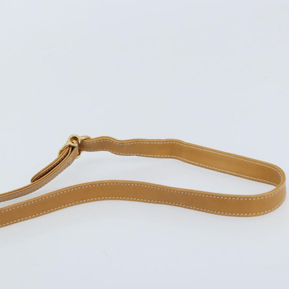 GUCCI Micro GG Supreme Shoulder Bag PVC Beige Gold Auth AMZ079