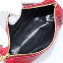 BOTTEGA VENETA Hand Bag Leather 2way Red Gold Auth AMZ081-28