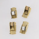 GUCCI Micro GG Canvas Web Sherry Line Trunk Black Gold Auth AMZ086-12