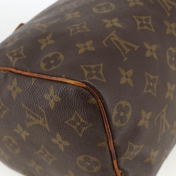 LOUIS VUITTON Monogram Speedy 25 Hand Bag M41528 LV Auth AMZ091