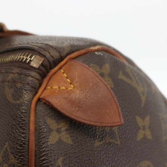 LOUIS VUITTON Monogram Speedy 25 Hand Bag M41528 LV Auth AMZ091