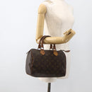 LOUIS VUITTON Monogram Speedy 25 Hand Bag M41528 LV Auth AMZ091-21