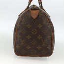 LOUIS VUITTON Monogram Speedy 25 Hand Bag M41528 LV Auth AMZ091-3