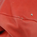 Salvatore Ferragamo Tote Bag Leather Red Silver Auth AMZ101A-16