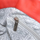 Salvatore Ferragamo Tote Bag Leather Red Silver Auth AMZ101A-20