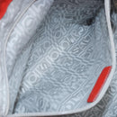 Salvatore Ferragamo Tote Bag Leather Red Silver Auth AMZ101A-21