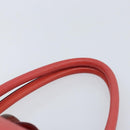 Salvatore Ferragamo Tote Bag Leather Red Silver Auth AMZ101A-8