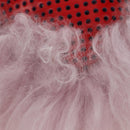 FENDI Hand Bag Fur Pink Silver Auth AMZ103V-10