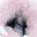 FENDI Hand Bag Fur Pink Silver Auth AMZ103V-19