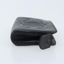 CHANEL COCO Mark Pouch Caviar Skin Black Gold CC Auth AMZ108-3